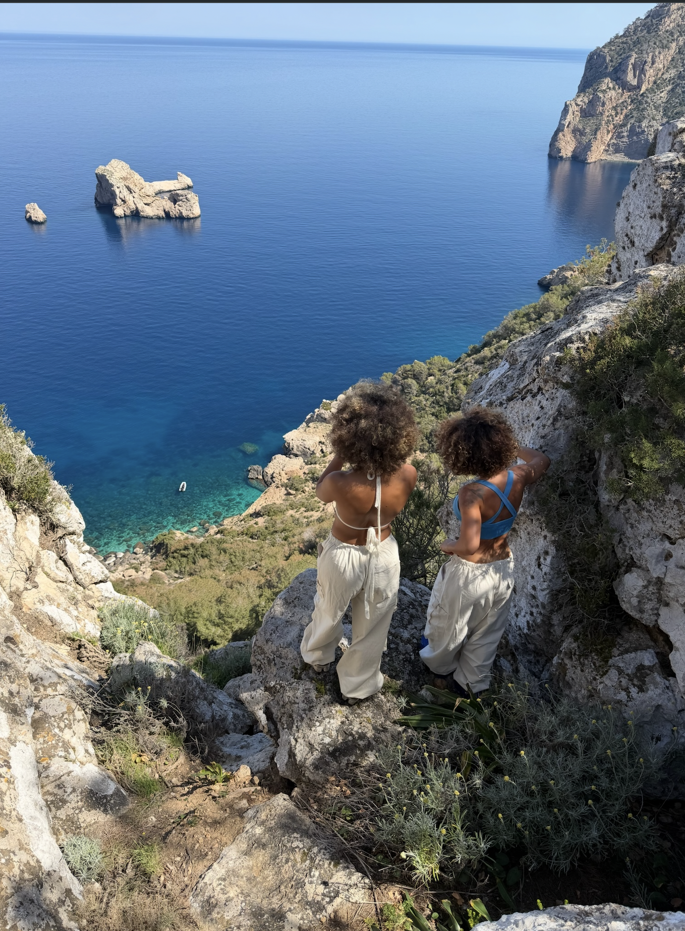 DREAMSCAPE — surreal terrain hike on Ibiza (Moderate, 7 km). Lunar rock formations and twilight color shifts.