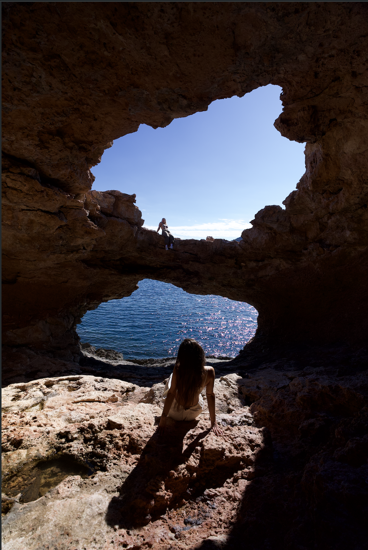 NATURES POOLS — most booked hike on Ibiza (Easy, 7 km). Crystal pools and a perfect swim into emerald water.